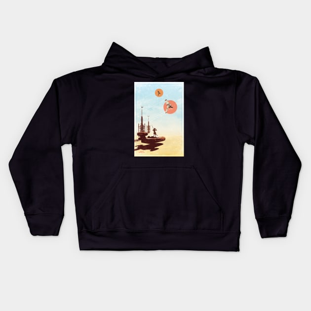 Harvest Dreams - After Banksy Kids Hoodie by carbon13design